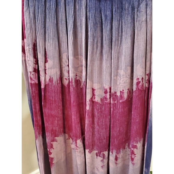 Mina Collection Womens Multicolor Tie Dye 100% Rayon Pull On Harem Pant M - Picture 3 of 13